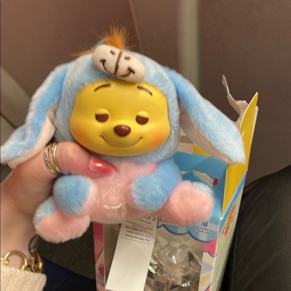 Miniso Winnie the Pooh as Eeyore Plush Keychain!